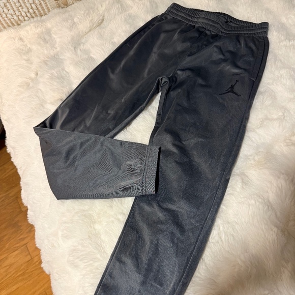 Used Pre worn, Jordan Air , grey jogger pants, boys Medium 8-10 - Picture 1 of 1